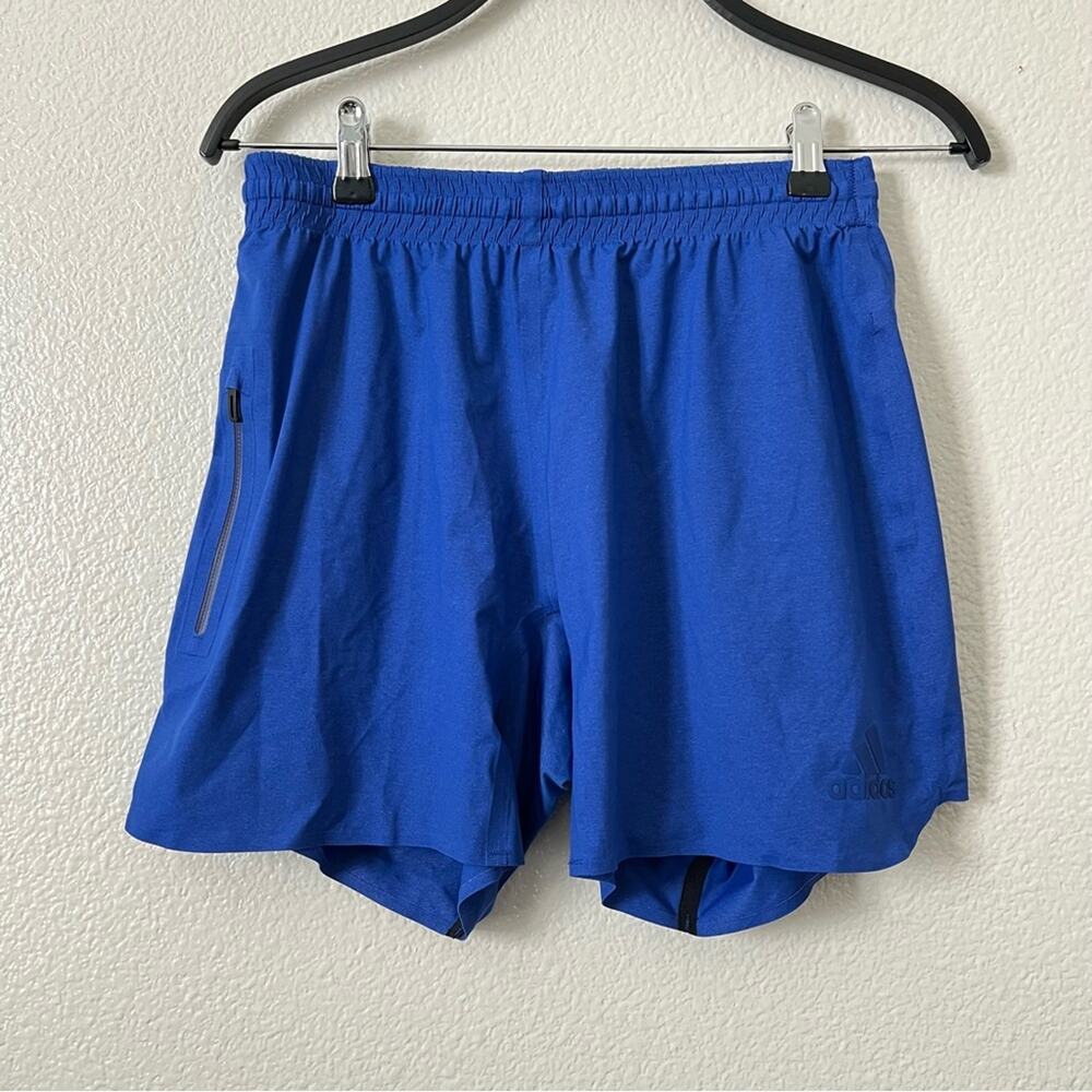 Adidas Mens 4krft Ultra Light Shorts Mystery Ink Blue zip pocket CX0187